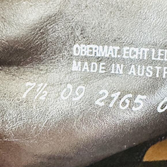 Paul Green Boots Womens 10 Brown Suede Heeled Ankle Booties Side Zip Comfort - Picture 10 of 11